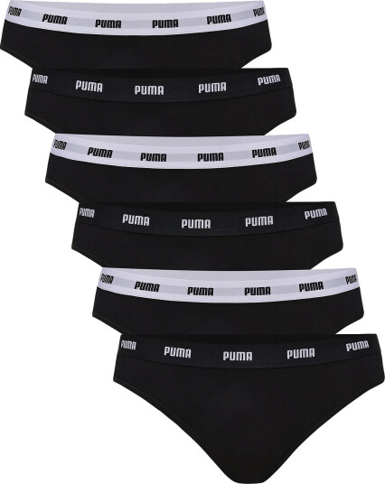 PUMA Puma Women Cotton Briefs 6P Ecom Black XS