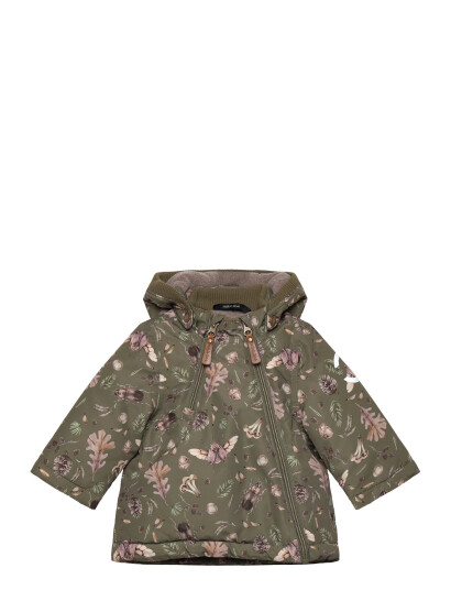 mikk-line Polyester Baby Jacket Aop Khaki green 74