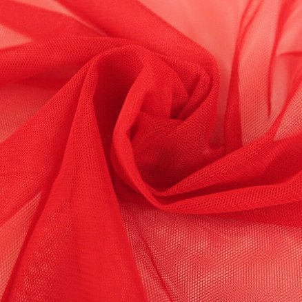 Balsløw Tyllstoff 150cm 06 Rød 50cm