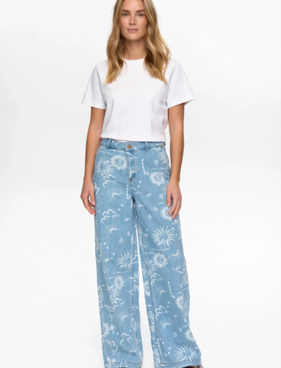 Nümph Nugiselly Hr Wide Jeans Blue 34