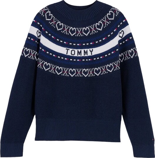 Tommy Hilfiger Intarsia Sweater   DARK BLUE   176