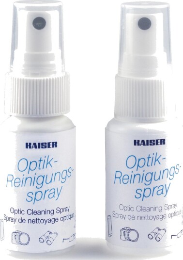 Kaiser 6698 Rensespray for optikk 2stk Rengjørings-Spray til Objektiver Kaiser 6698 Rensespray for optikk 2stk Rengjørings-Spray til Objektiver