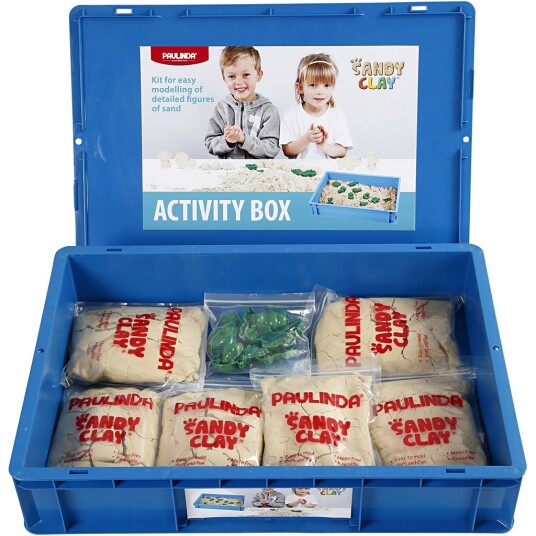 Sandy Clay Modelleringssand Aktivitetssett 6 kg.
