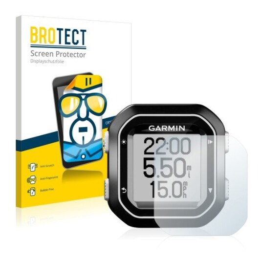BroTect Skjermbeskyttelse 23 x 23 mm Garmin Edge 20