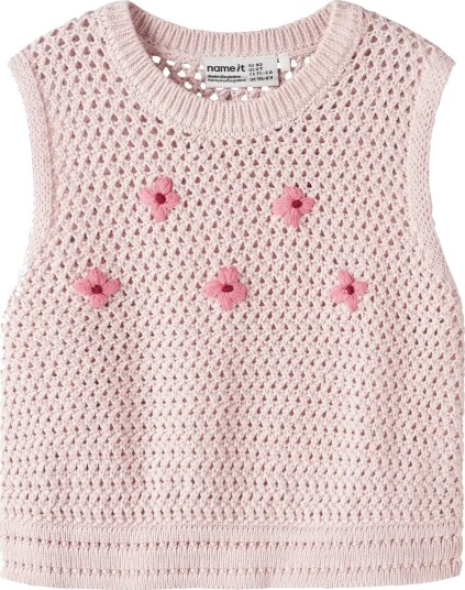 Name It Nmfkattie Knit Vest Pink 98