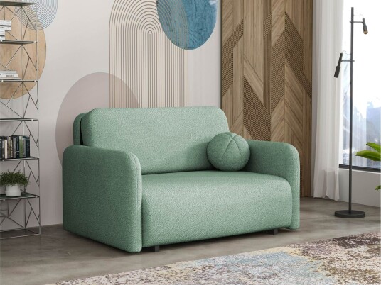 Ajmeri Sovesofa 2 seter i Bouclé Grønn Ajmeri Sovesofa 2 seter i Bouclé Grønn