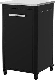 Cozze utekjøkken 60 med rustfri bordplate H110 cm