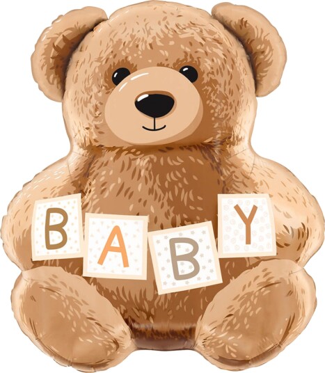 Ballongkungen Folieballong Teddybjørn Baby 25548