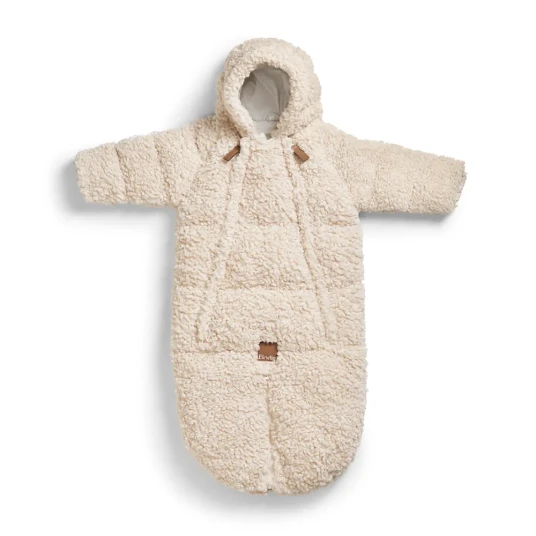 Elodie Details Baby Overall - Soft Sherpa - Cream - 0-6M Elodie Details Baby Overall - Soft Sherpa - Cream - 0-6M