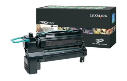 Lexmark C 792 BK HC return Toner - C792X1KG Original - Svart 20000 sider Lexmark C 792 BK HC return Toner - C792X1KG Original - Svart 20000 sider