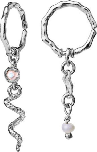 Maanesten Evelyn Earrings Øredobber Sølv