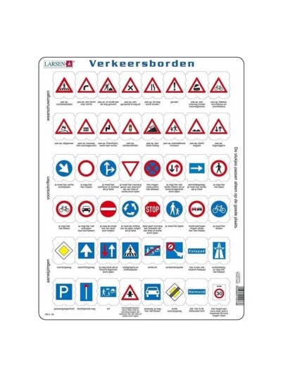 Selecta Play Larsen Traffic Signs 48 Pcs. Gulv
