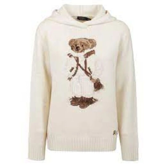 Polo Ralph Lauren Teddy Bear m hettetopp Beige L , Xl