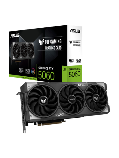 ASUS GeForce RTX 5060 TUF 8GB GDDR7 RAM Grafikkort ASUS GeForce RTX 5060 TUF 8GB GDDR7 RAM Grafikkort