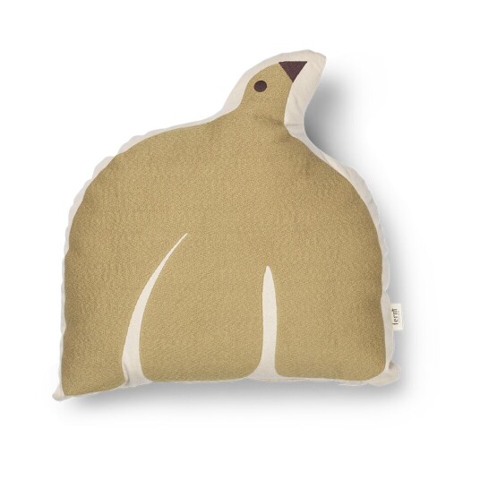 Ferm Living Swif bird pute 40x40 cm Silver Fern
