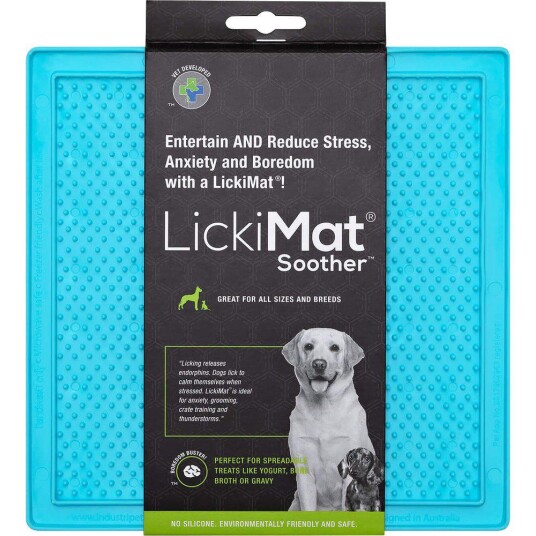 Lickimat Soother Slikkematte 20 X 20 cm Blå