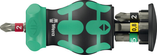 Wera Kraftform Stubby Rapidaptor Bitmagasin 6-Deler 115 Mm Wera Kraftform Stubby Rapidaptor Bitmagasin 6-Deler 115 Mm