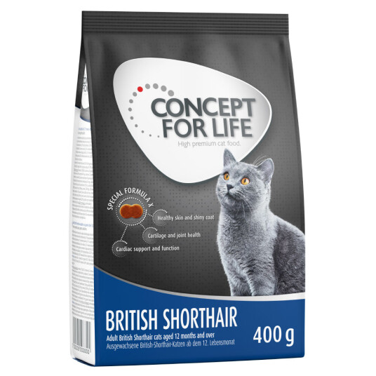 Concept For Life British Shorthair Adult Forbedret Oppskrift! 400 G