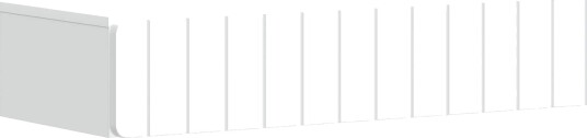vidaXL Vegghengt Sidebord Hvit 87,5 x 34,5 x 17 cm Konstruert tre