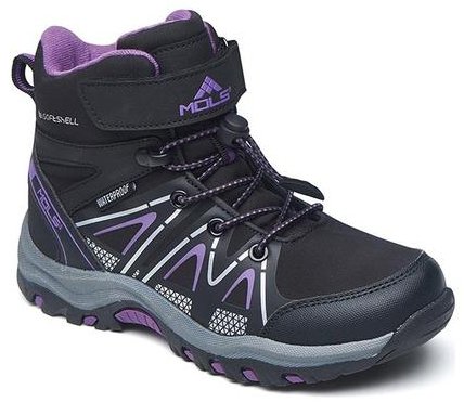 MOLS Saren Kids WP Winterboots Black/Purple 34 MOLS Saren Kids WP Winterboots Black/Purple 34