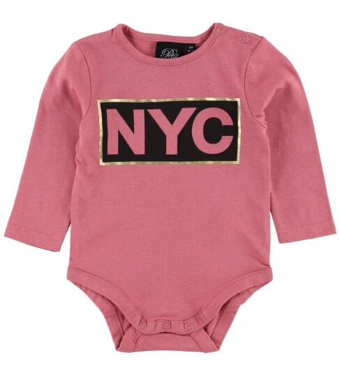 Sofie Schnoor Petit by Body L/æ Mørk Rosa m. NYC 56 Langermet Body