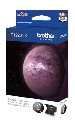 Brother LC1220BK Blekkpatron Svart Brother LC1220BK Blekkpatron Svart