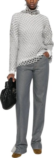 Sportmax, Dame, Strikkevarer, Grå, XS,