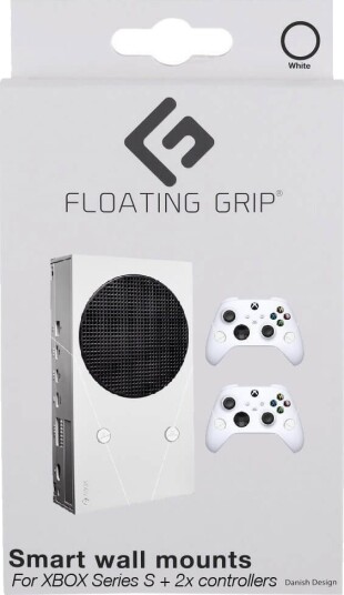 Floating Grip Xbox Seriex S Wall Mount - Bundle White