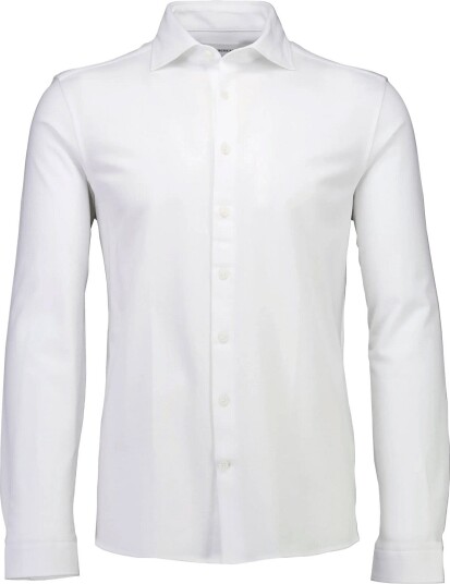 Lindbergh Knitted Dress Shirt L/S   White   L