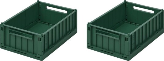 Liewood Weston Storage Box S 2-Pack GARDEN GREEN 9.5X18X25 cm