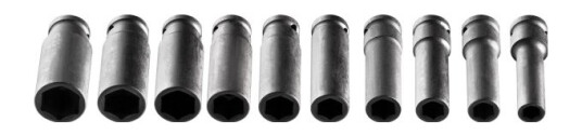 Neo 12-107 6-Punkts Kraftpipe sett 10-24 mm Håndverktøy 10 Deler