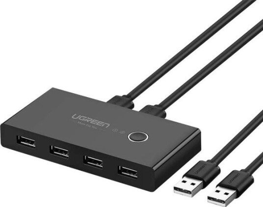 Bryterboks Ugreen 30768B, Usb 3.0 (Svart) Bryterboks Ugreen 30768B, Usb 3.0 (Svart)