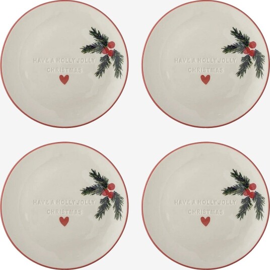 Bloomingville Jovida Plate - WHITE - Ø 16 cm
