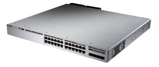 Cisco Catalyst 9300L - Network Advantage - Switch - L3 - Styrt - 24 X 10/100/1000 (Upoe) + 4 X 10 Gigabit Sfp+ (Opplenke) - Rackmonterbar - Upoe (880 W)