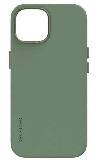 Decoded Iphone 15 Deksel Silicone Backcover Sage Leaf Green