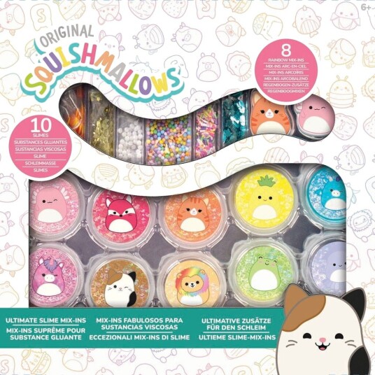 Squishmallows Ultimate Slim-sett 6+ År 10 Deler
