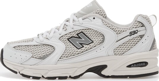 Joggesko New Balance 530 White/ Silver Metallic/ Black EUR 36