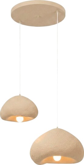 Opviq Lysekrone Solara Beige Takpendler