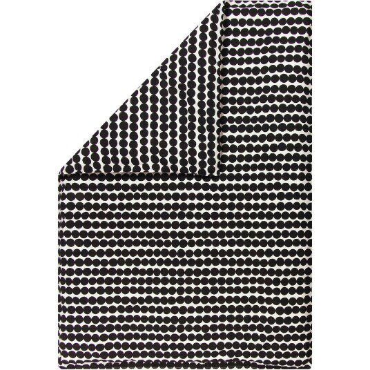 Marimekko Räsymatto Dynetrekk Hvit / Svart 240x220 cm