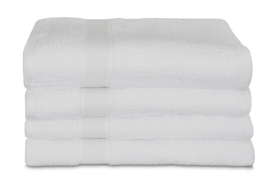 ByBorg Bambus Håndkle - 50x100 cm - Hvit - Bambus/bomull - Frottéhåndkle fra Excellent By Borg