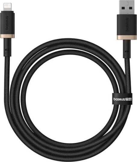 Baseus P10377801u01 00 1 M Lightning Usb A Hankjønn Hankjønn Svart Gull