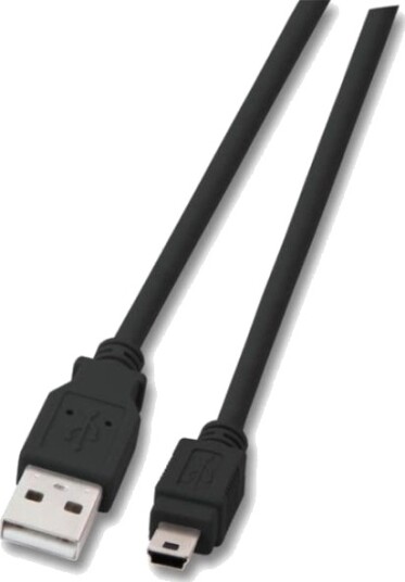 Efb Usb2.0 Kabel A Mini B 5 Pinners Hann Hann 0,5 M Svart Klassisk
