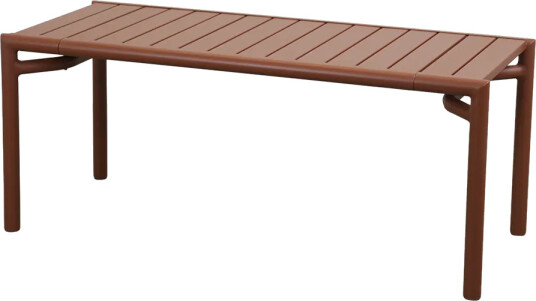 Cane line Bliss salongbord/benk Desert red aluminium