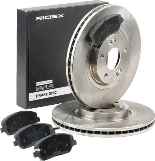 Bremseskiver og klosser RIDEX 3405B1487