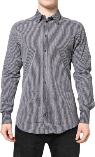 Dolce & Gabbana Herre Skjorter Grå 2XL,