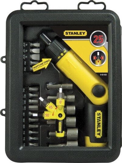 Set Of 22 Pcs. Ratchet Screwdriver Pistol Handle Set Of 22 Pcs. Ratchet Screwdriver Pistol Handle