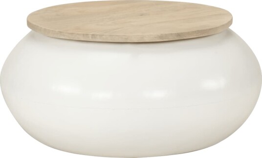 Salongbord hvit 51x51x27 cm heltre mango 352052 Salongbord hvit 51x51x27 cm heltre mango 352052