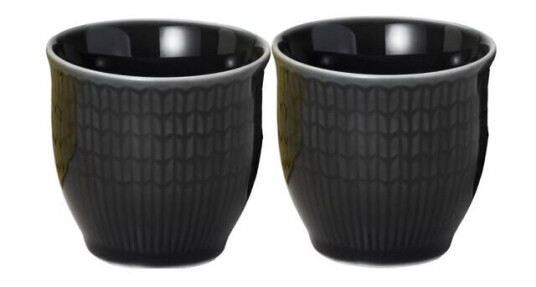 Rörstrand Swedish Grace eggeglass 4 cl 2 stk grå/sten