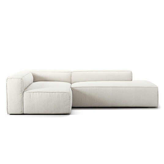 Decotique Grand Loungesofa 3 seters åpen ende Høyre Steam White
