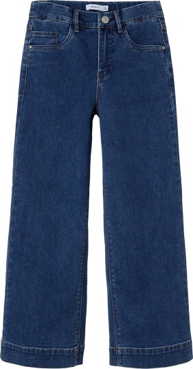 name it Nkfrose Hw Wide Jeans 1356-On Noos - Blue - 176